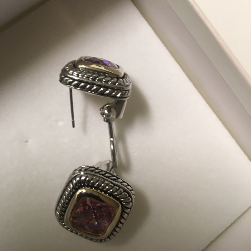 David Yurman style earrings - Picture 3 of 4